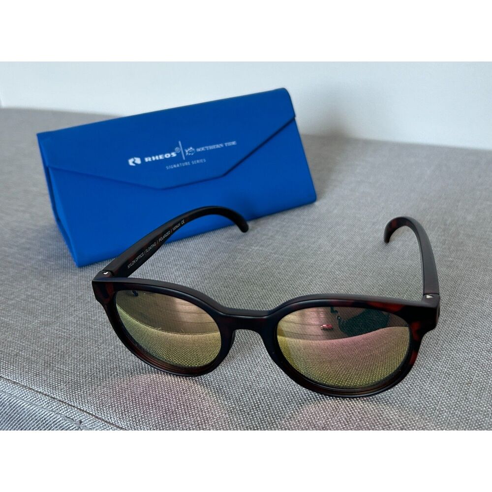 Rheos Wyecreeks Floating Polarized Sunglasses – Tortoise Frame w/ Case